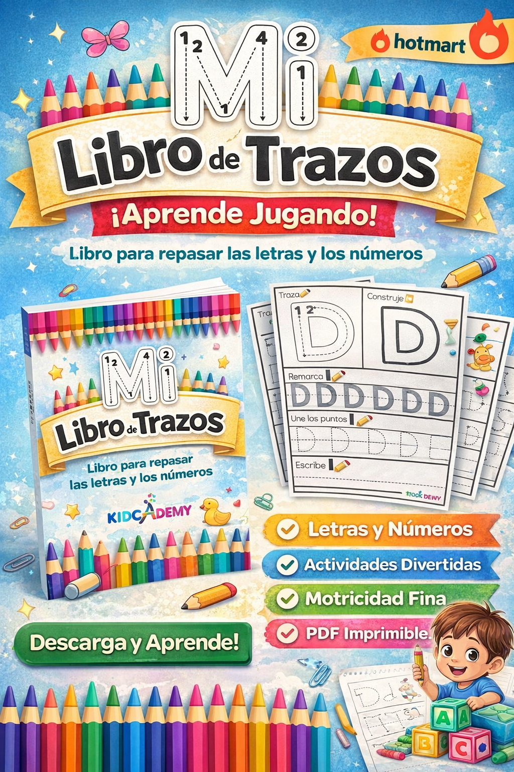 Mi libro de trazos - Kidcademymx | Hotmart