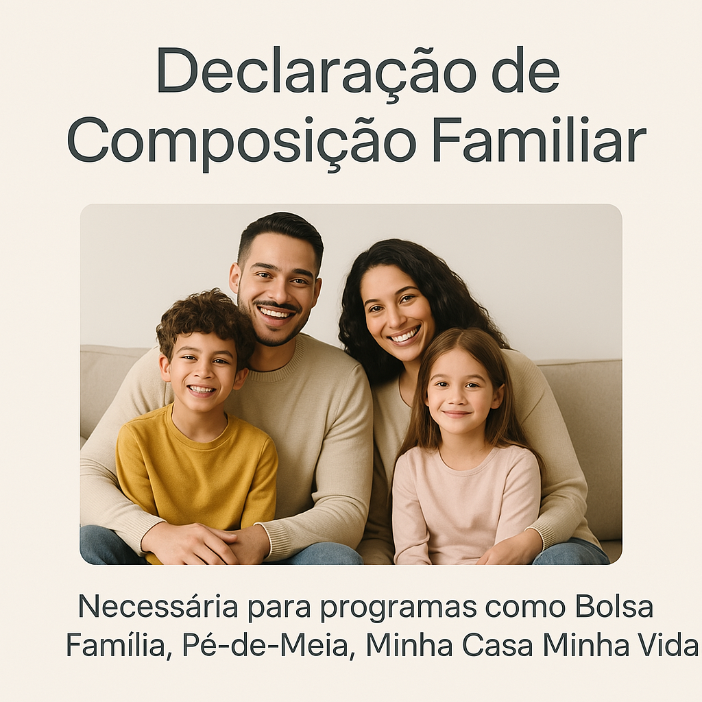 Declaração de composição Familiar - Smartbooks | Hotmart