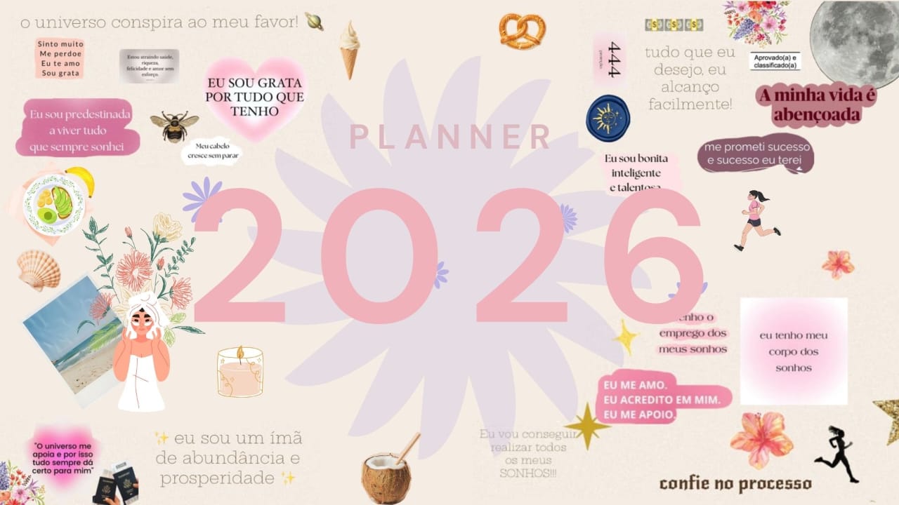 Planner 2026: Organize sua vida e alcance seus sonhos | Hotmart