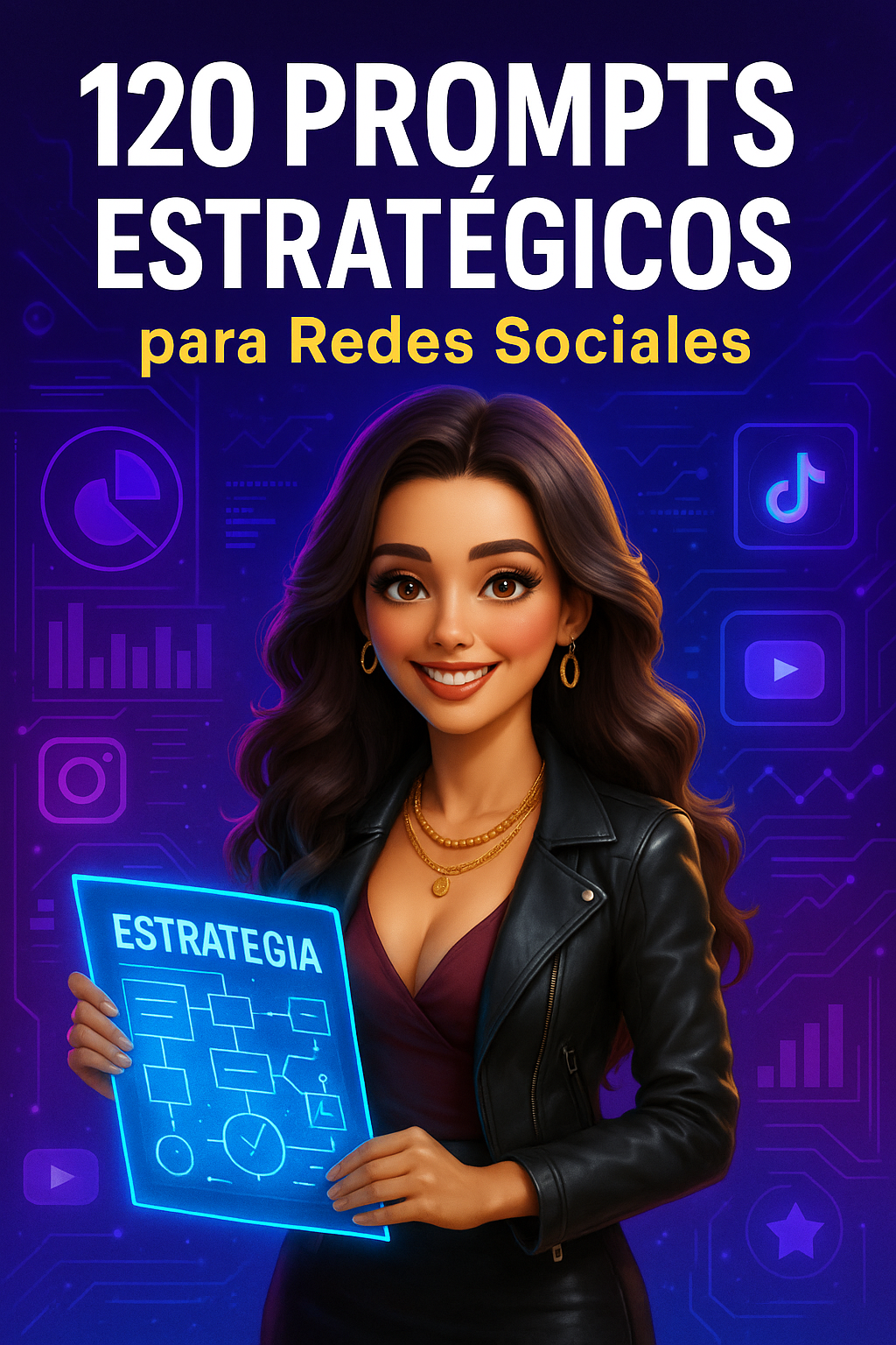 120 PROMPTS PARA CREAR ESTRATEGIAS DE CONTENIDO EN REDES SOCIALES