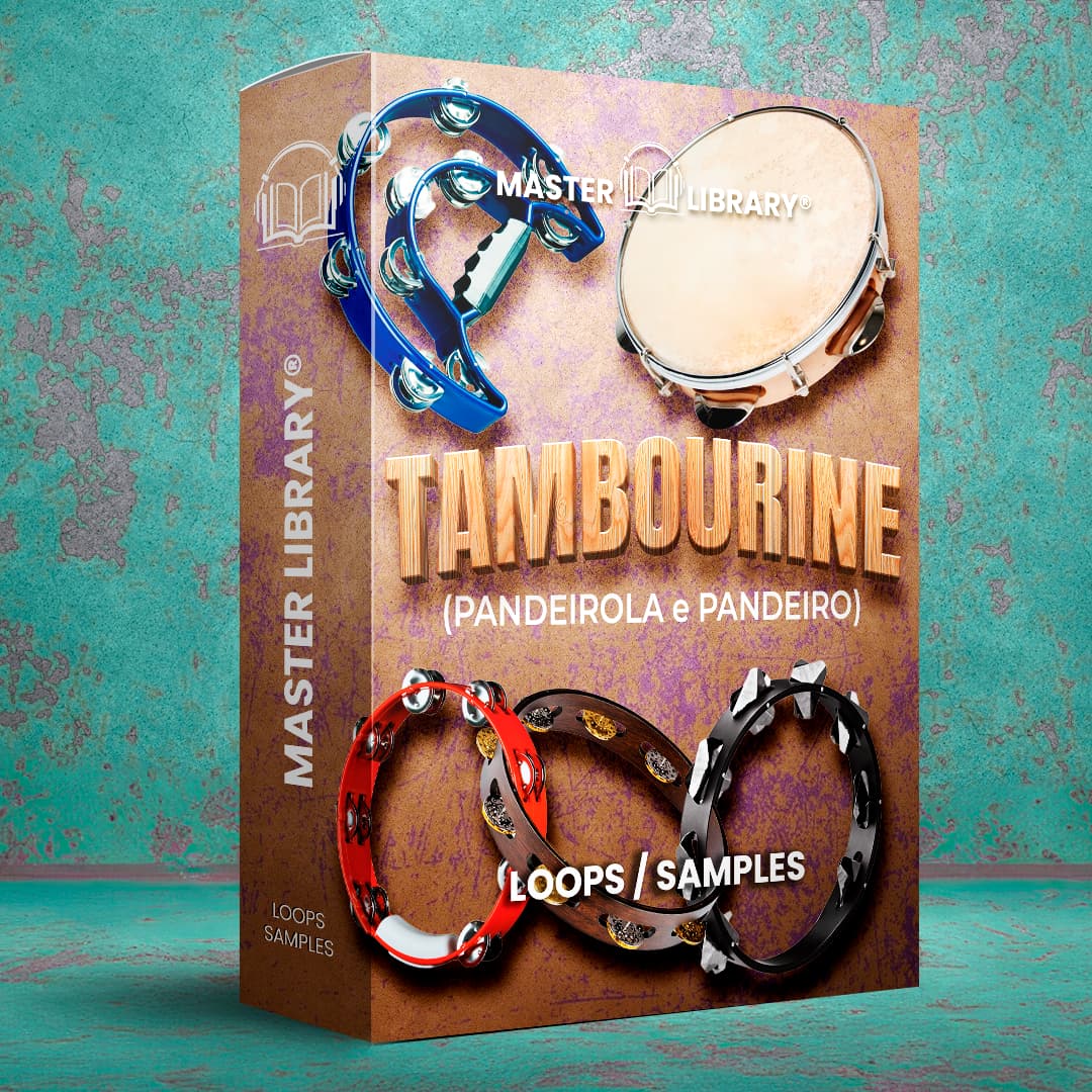 Imagem de capa para o Curso online Tambourine (Pandeirola e Pandeiro) Loops Samples - Master Library