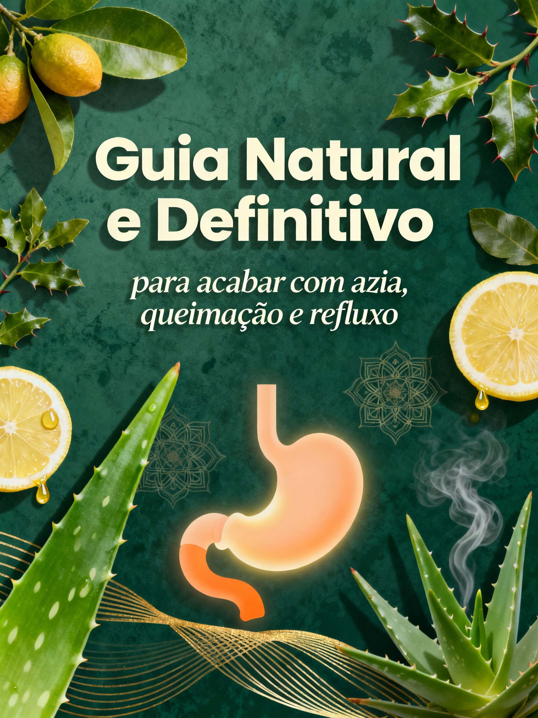 Guia Natural e definitivo para acabar com Azia, queimação e refluxo...