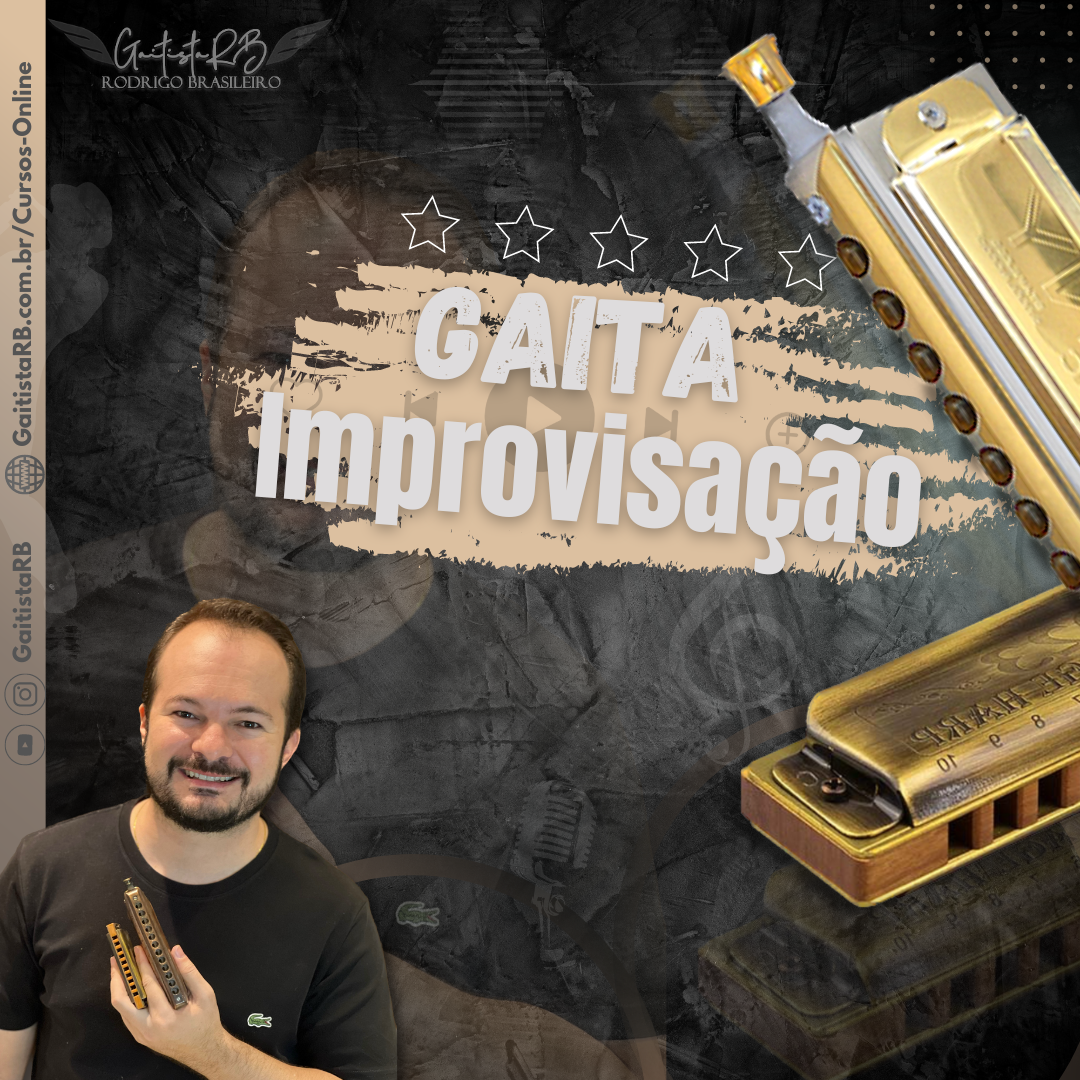 Curso de improvisação para Gaita / Harmônica Rodrigo Brasileiro Hotmart