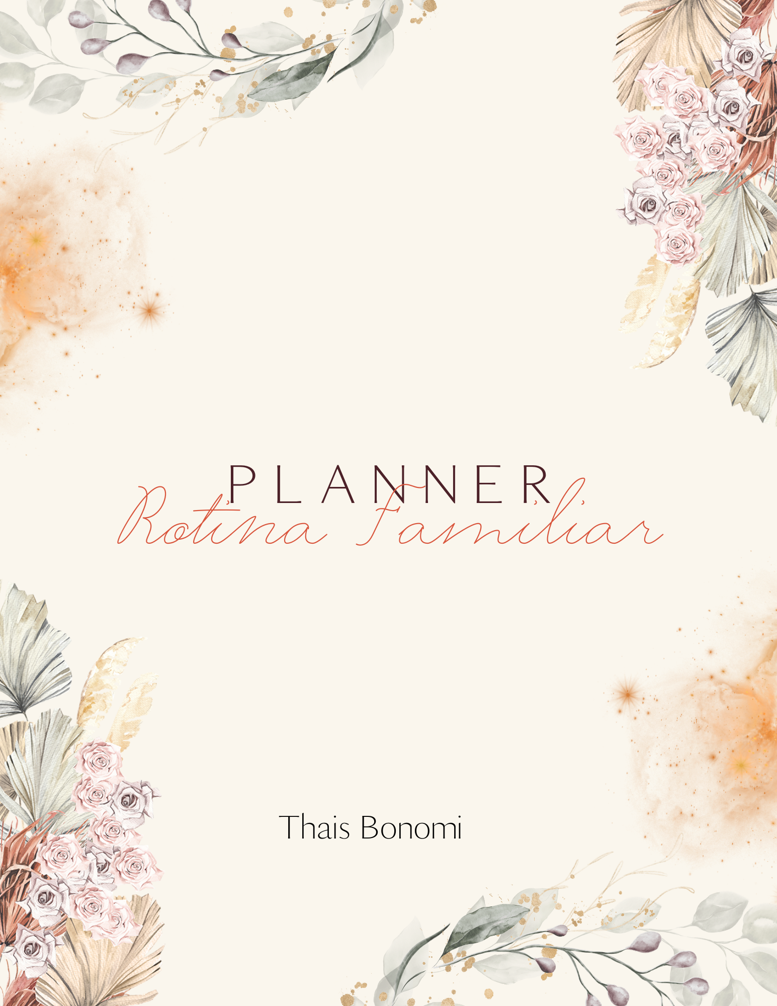 Planner de Rotina Familiar: Organize Sua Vida! - Thais Bonomi | Hot...