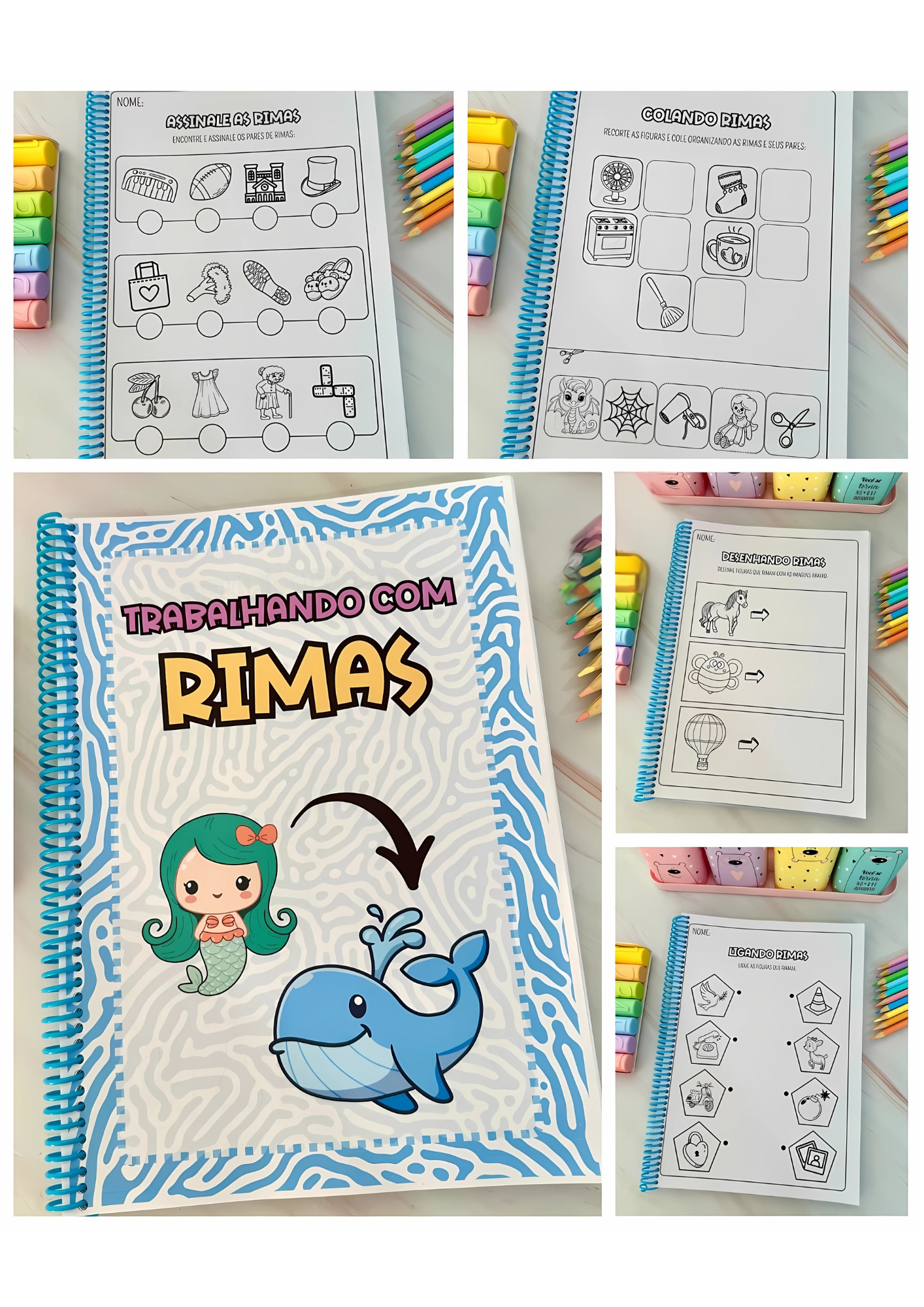 Apostila de atividades para trabalhar as rimas