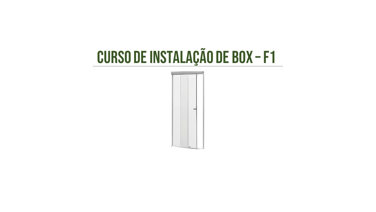 Curso de Instalação de Box F1
