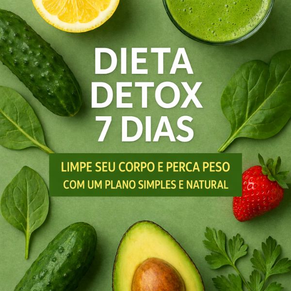 Dieta Detox 7 Dias: Limpe seu corpo e perca peso com um plano simples e natural
