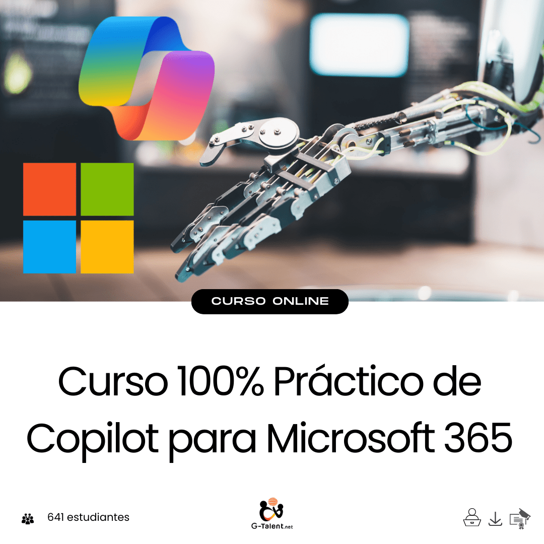 Curso 100% Práctico de Copilot para Microsoft 365 - G-Talent | Hotmart