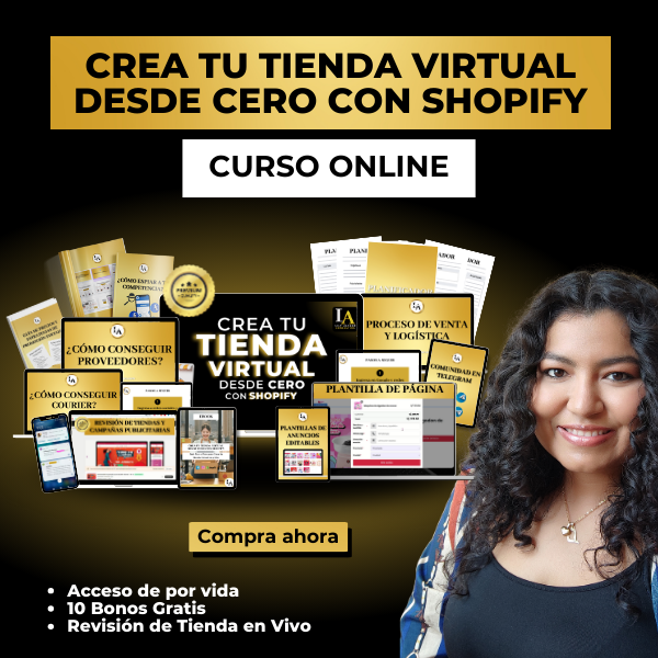 Imagen de portada para Curso online Crea tu Tienda Virtual desde Cero con Shopify