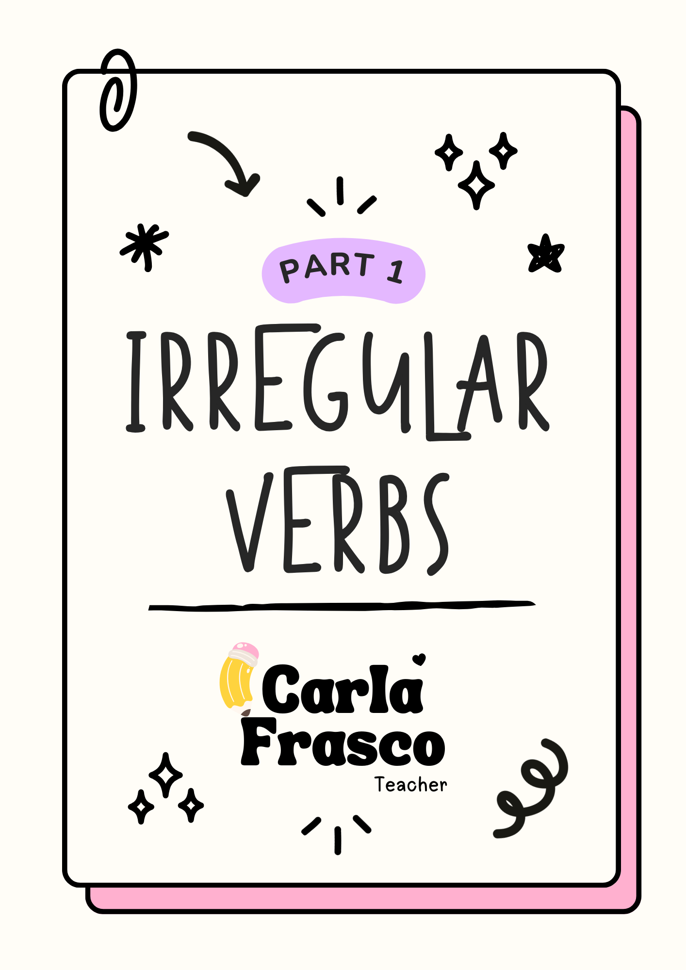 Juego educativo para estudiar verbos irregulares en inglés | Hotmart