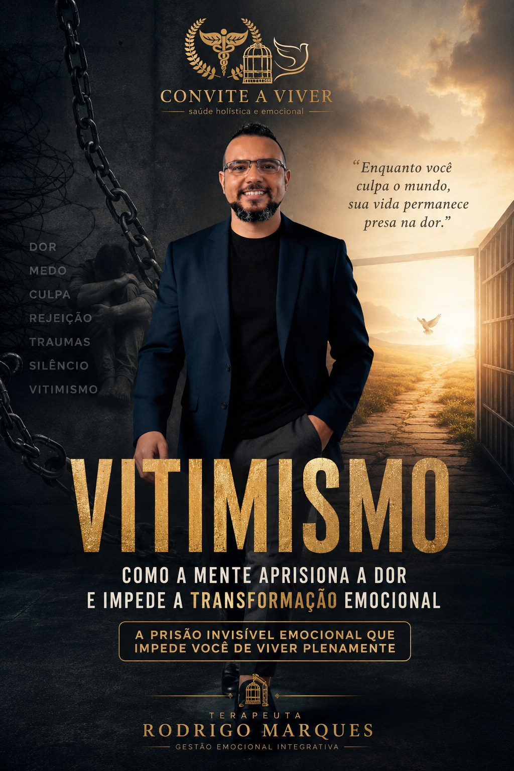 VITIMISMO Como a mente aprisiona a dor e impede a transformação emocional