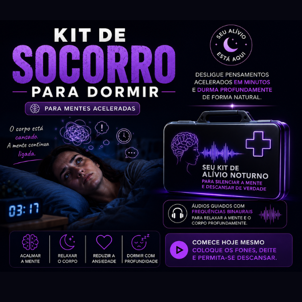 Capa do Kit de Socorro para Dormir