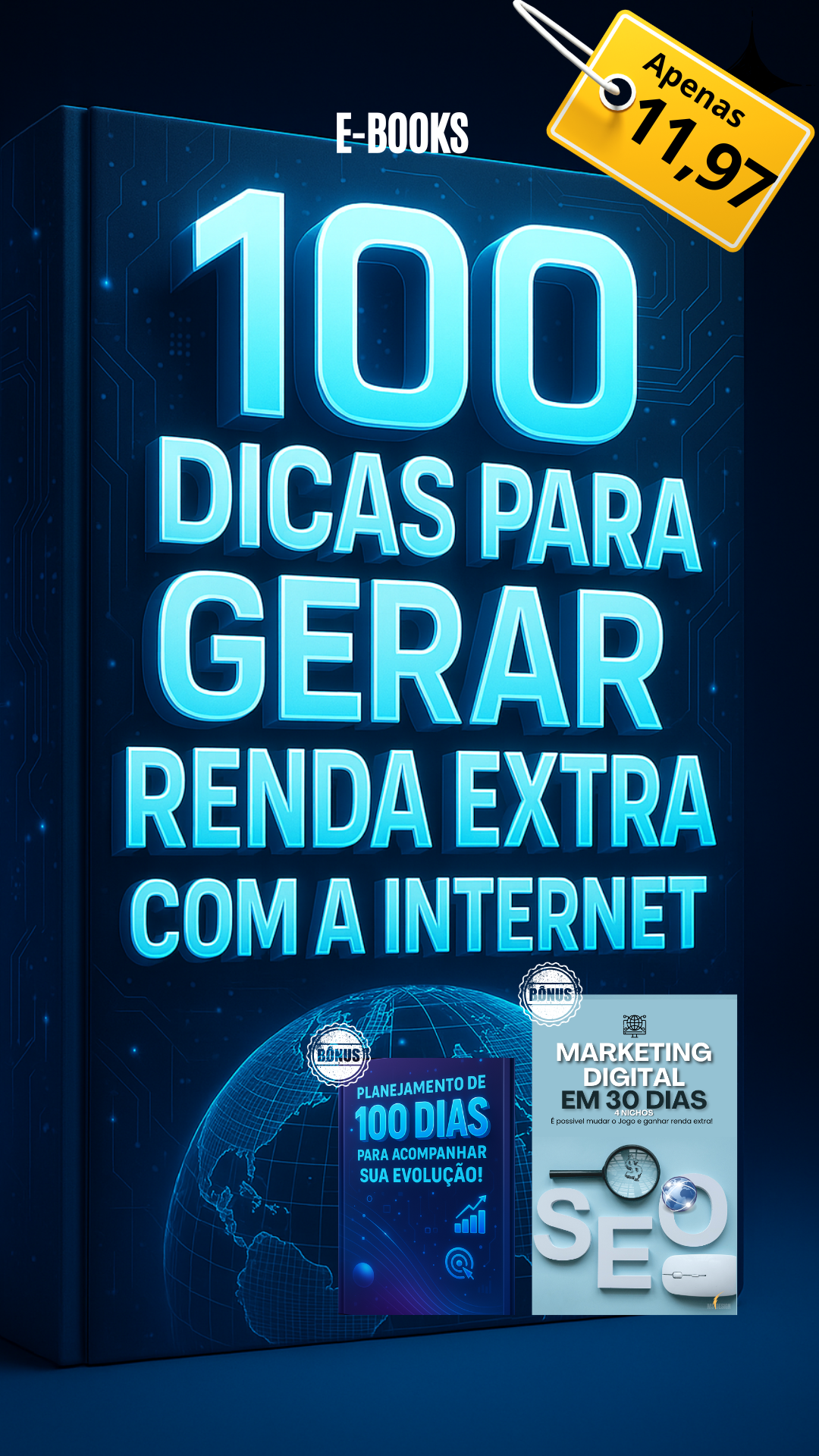 100 Dicas para gerar renda extra com a internet - Academy Dados