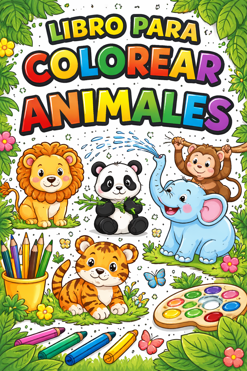 Libro de animales para colorear | Hotmart