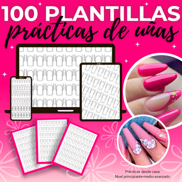 100 Plantillas De Prácticas De Uñas💅💅