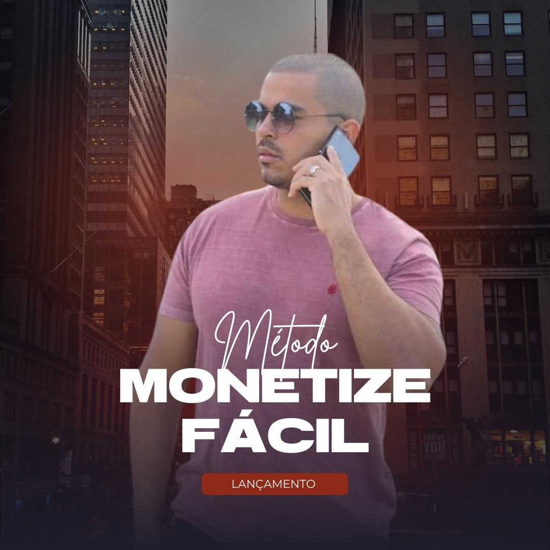 Imagem de capa para o Curso online Método Monetize Fácil - Aprenda o segredo dos grandes YOUTUBERS, BLOGUEIRAS E INFLUENCERS. 