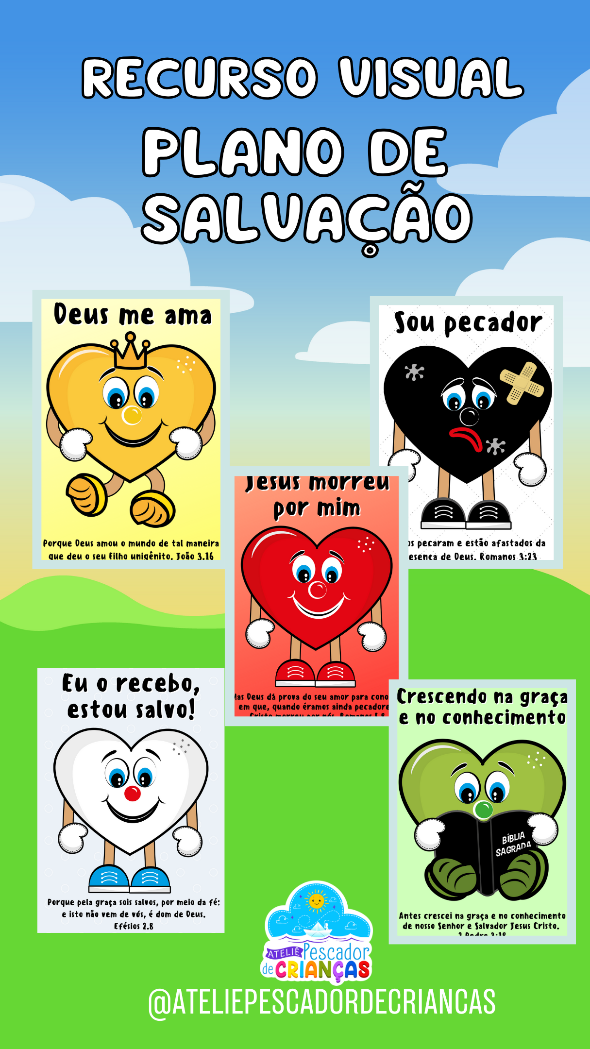 Arquivo digital- Plano de Salvação 5 Corações - Tia Aline Pestana