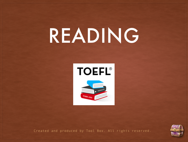 TOEFL Reading for Teachers