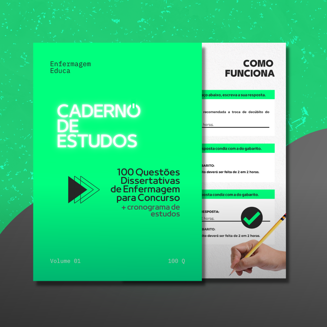 100 Questões dissertativas de Enfermagem para Concursos