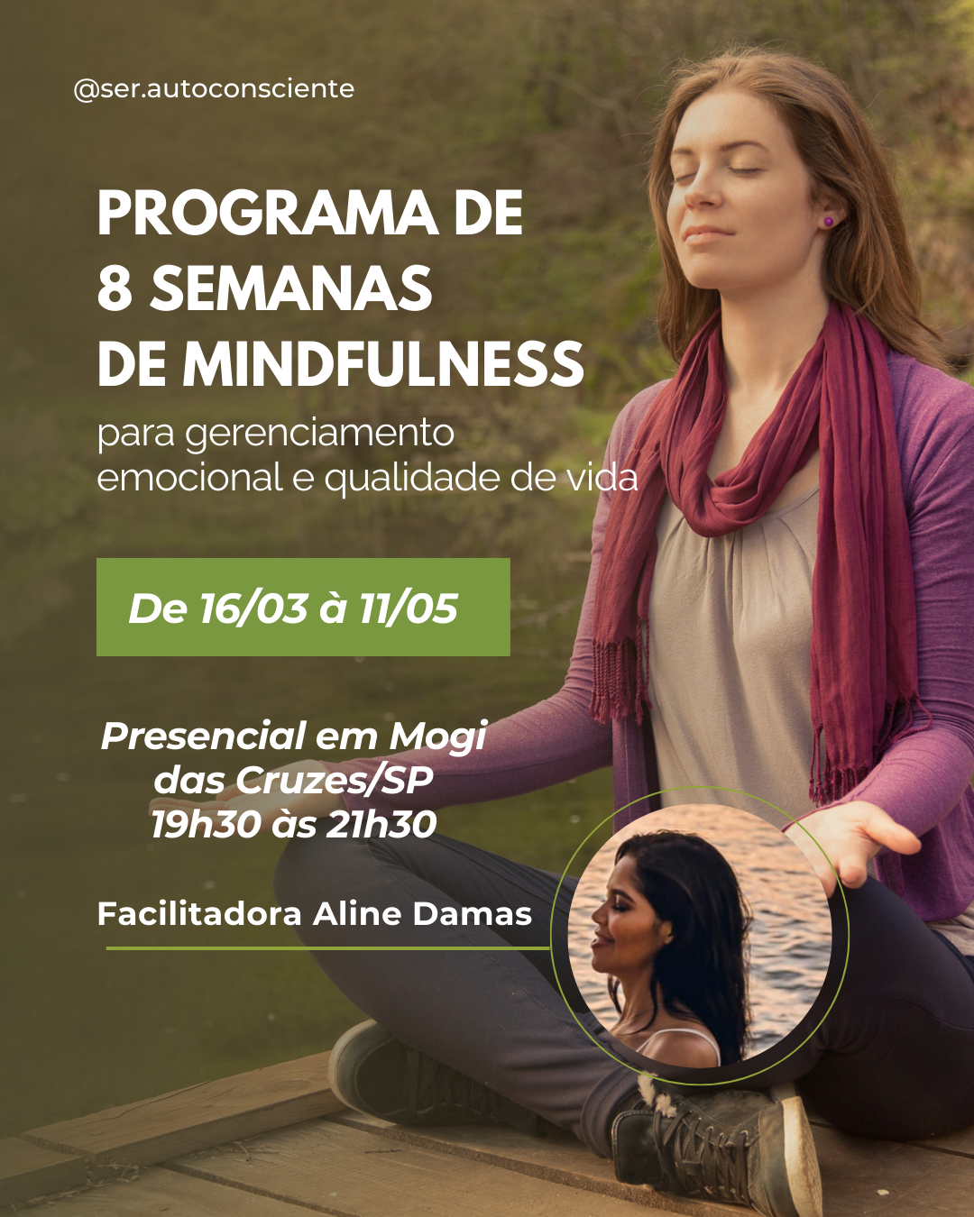 Programa de 8 semanas de Mindfulness (Presencial em Mogi das Cruzes...
