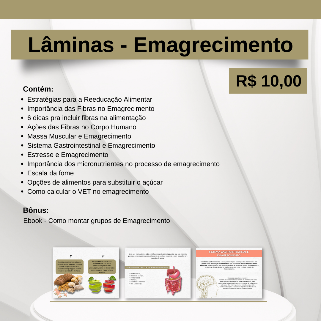 L minas De Emagrecimento 1 Materiais De Nutri o Hotmart
