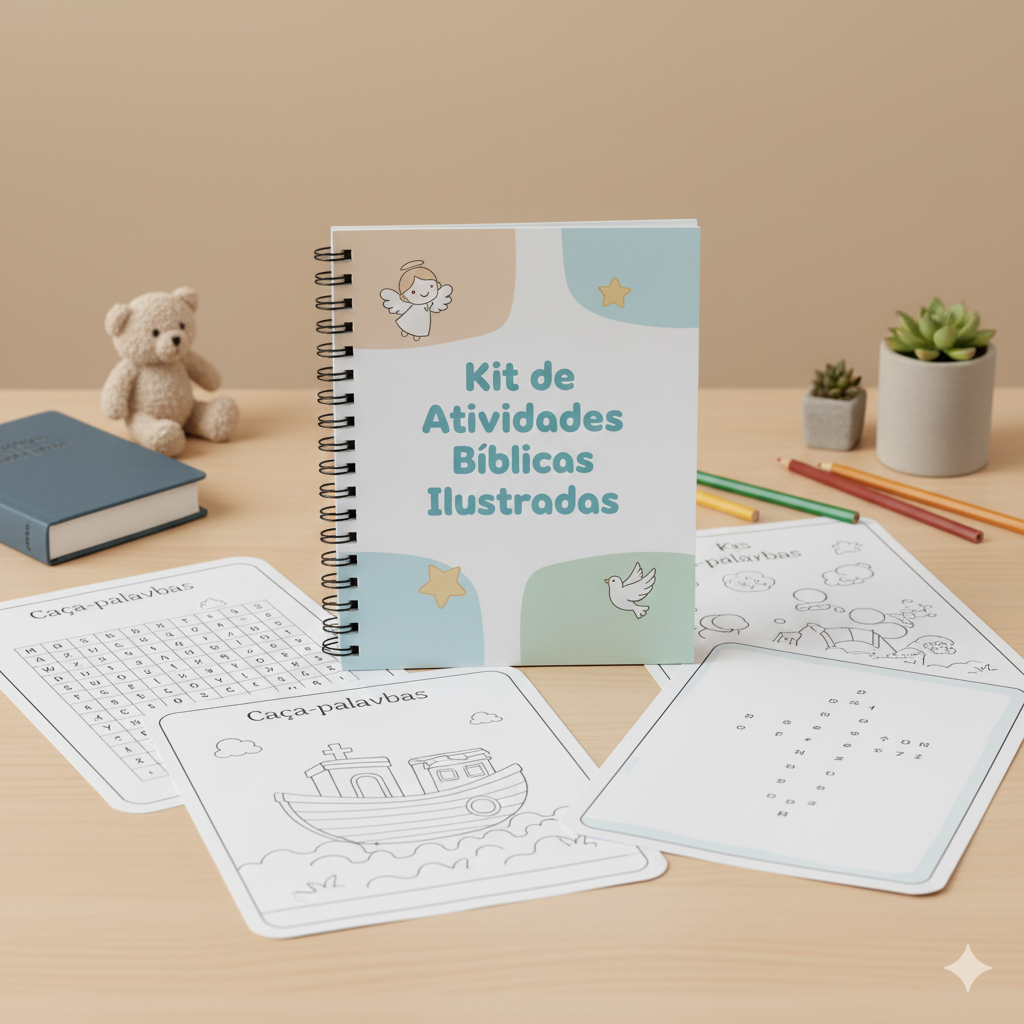 Kit de Atividades Bíblicas Ilustradas | Hotmart