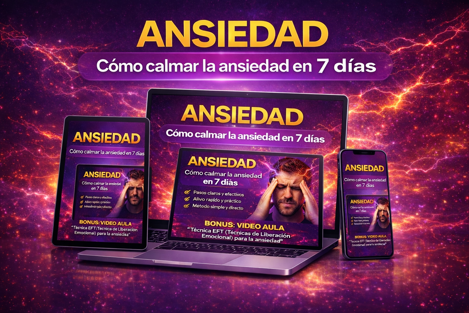 Portada del taller Cómo calmar la ansiedad en 7 días