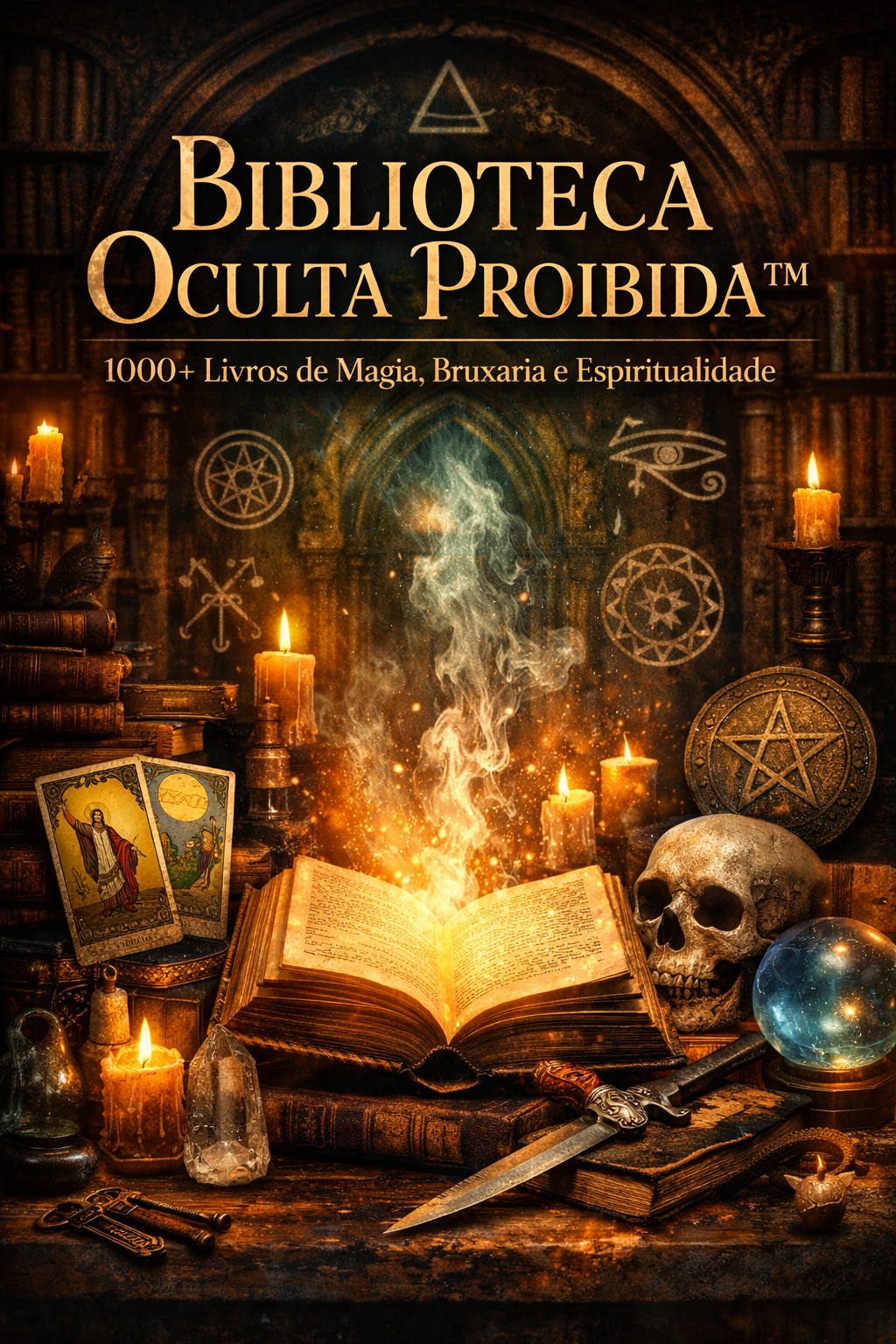 Mega Biblioteca Esotérica: 300+ Livros de Magia, Bruxaria e Ocultismo