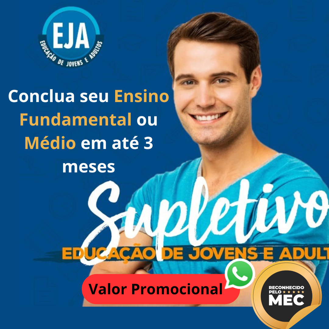Supletivo Ensino Fundamental ou Médio em até 3 meses - victor hugo ...