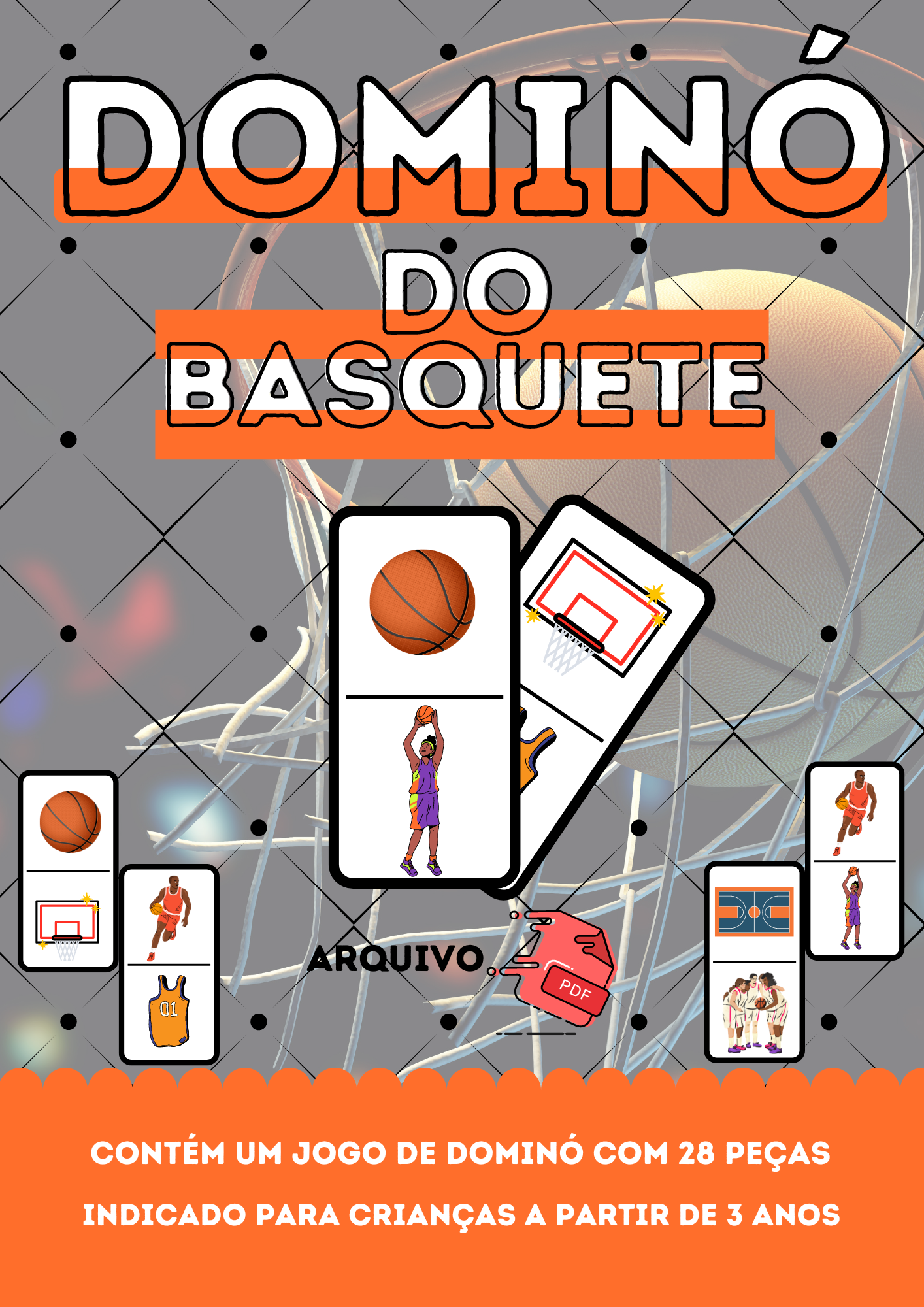 Jogo Dominó do Basquete
