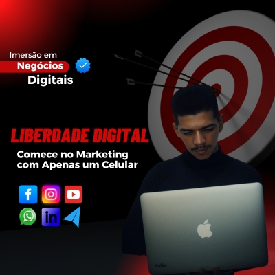 Liberdade Digital: Comece no Marketing com Apenas um Celular