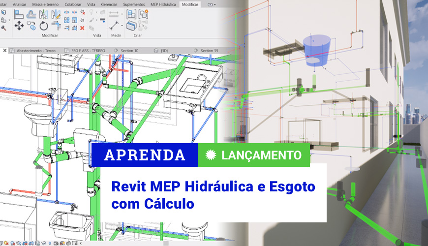 Curso Revit MEP Hidráulica e Esgoto - A Arquiteta cursos e projetos...