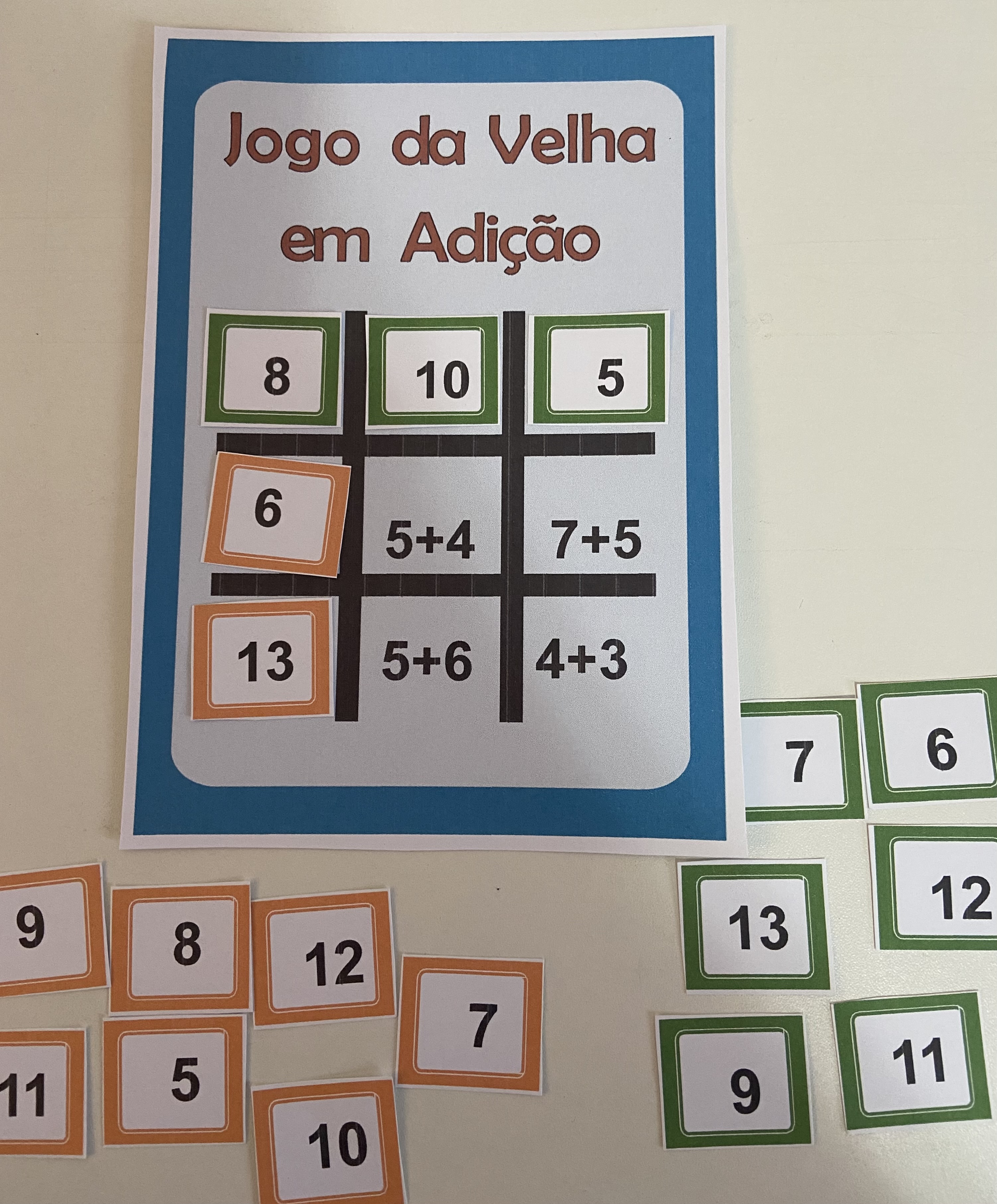 JOGO DA VELHA EM ADIÇÃO