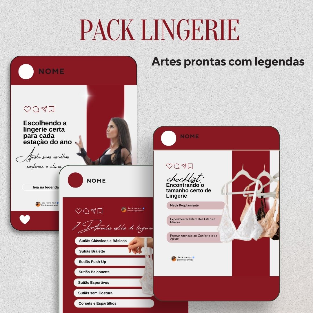 Imagem de capa para o Curso online PACK LINGERIE