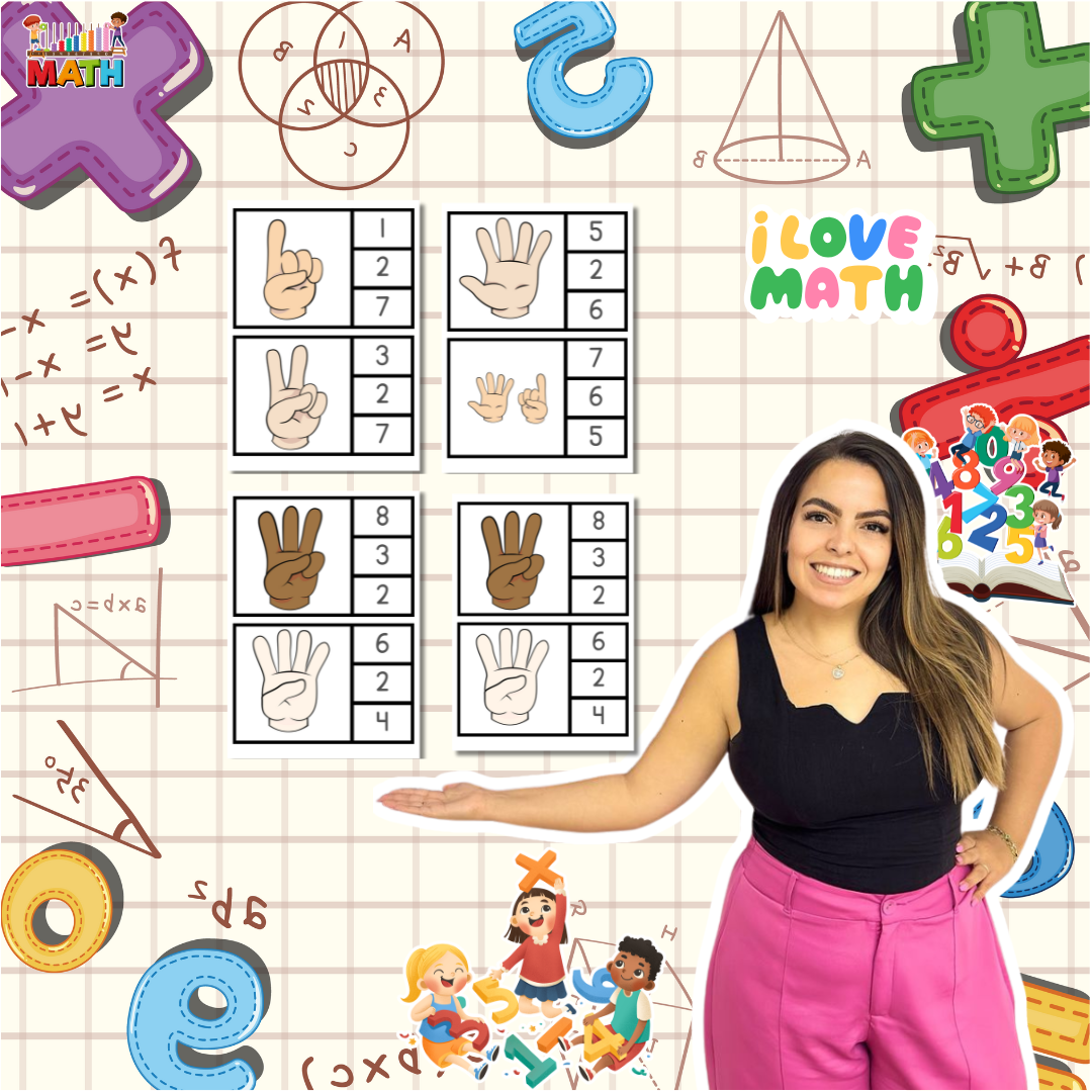 Finger Counting Peg Cards