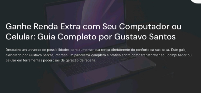 Renda extra usando o celular - Gustavo dos Santos | Hotmart