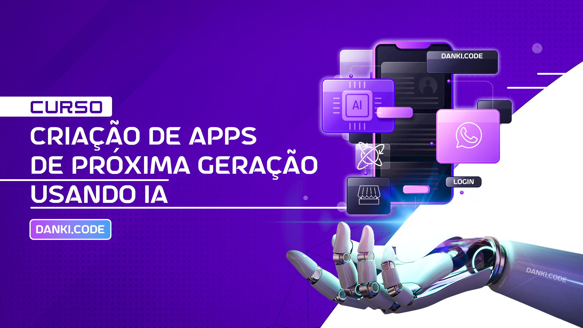 Curso Criando Apps de I.A - Danki Code | Hotmart