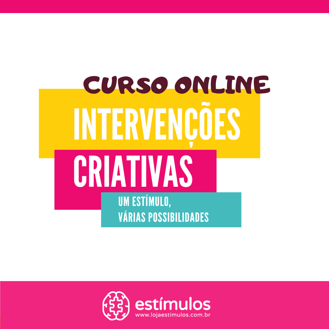 Imagem de capa para o Curso online INTERVENÇÕES CRIATIVAS: UM ESTÍMULO, VÁRIAS POSSIBILIDADES