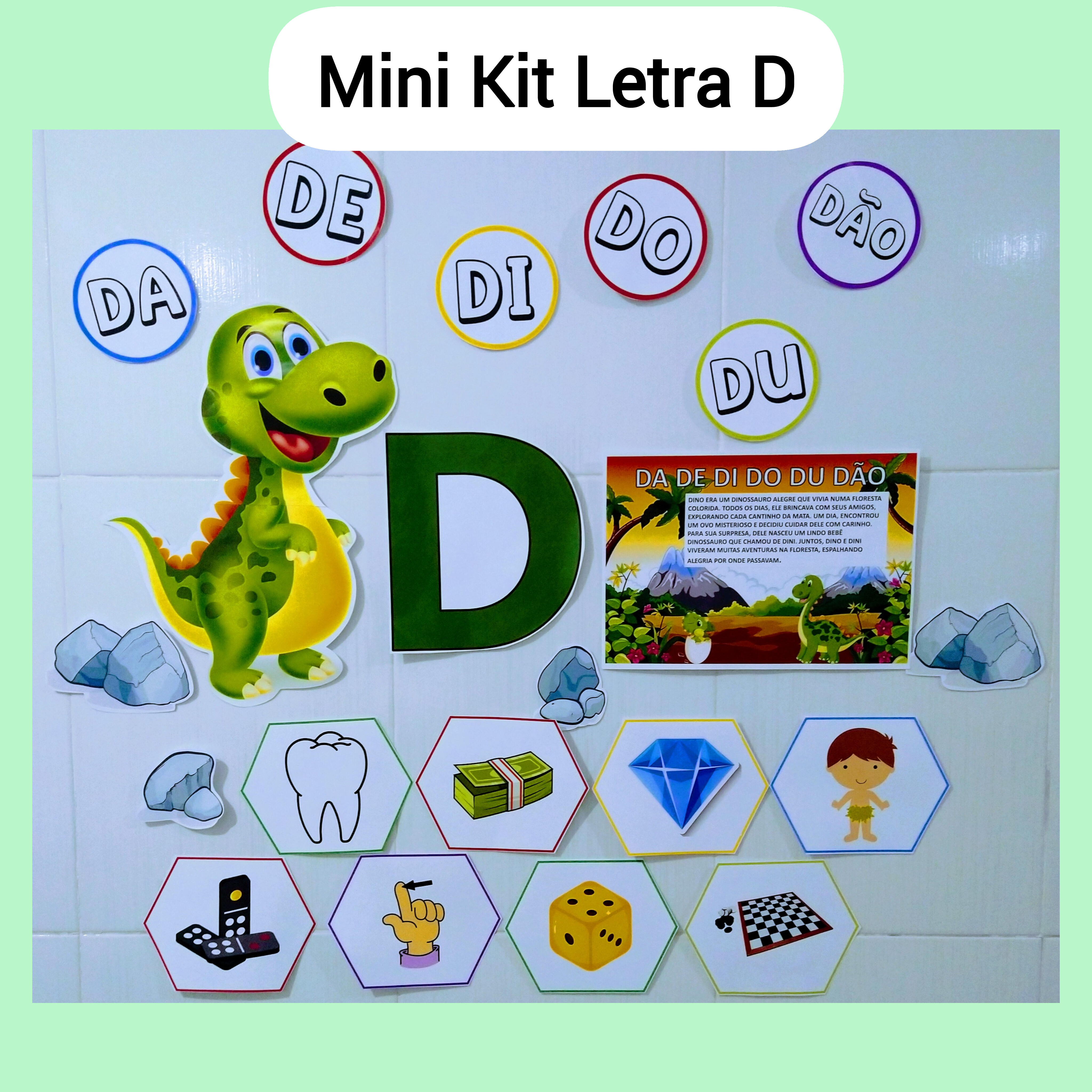 Mini Kit Letra D - ROSEMERE PROFESSORA | Hotmart
