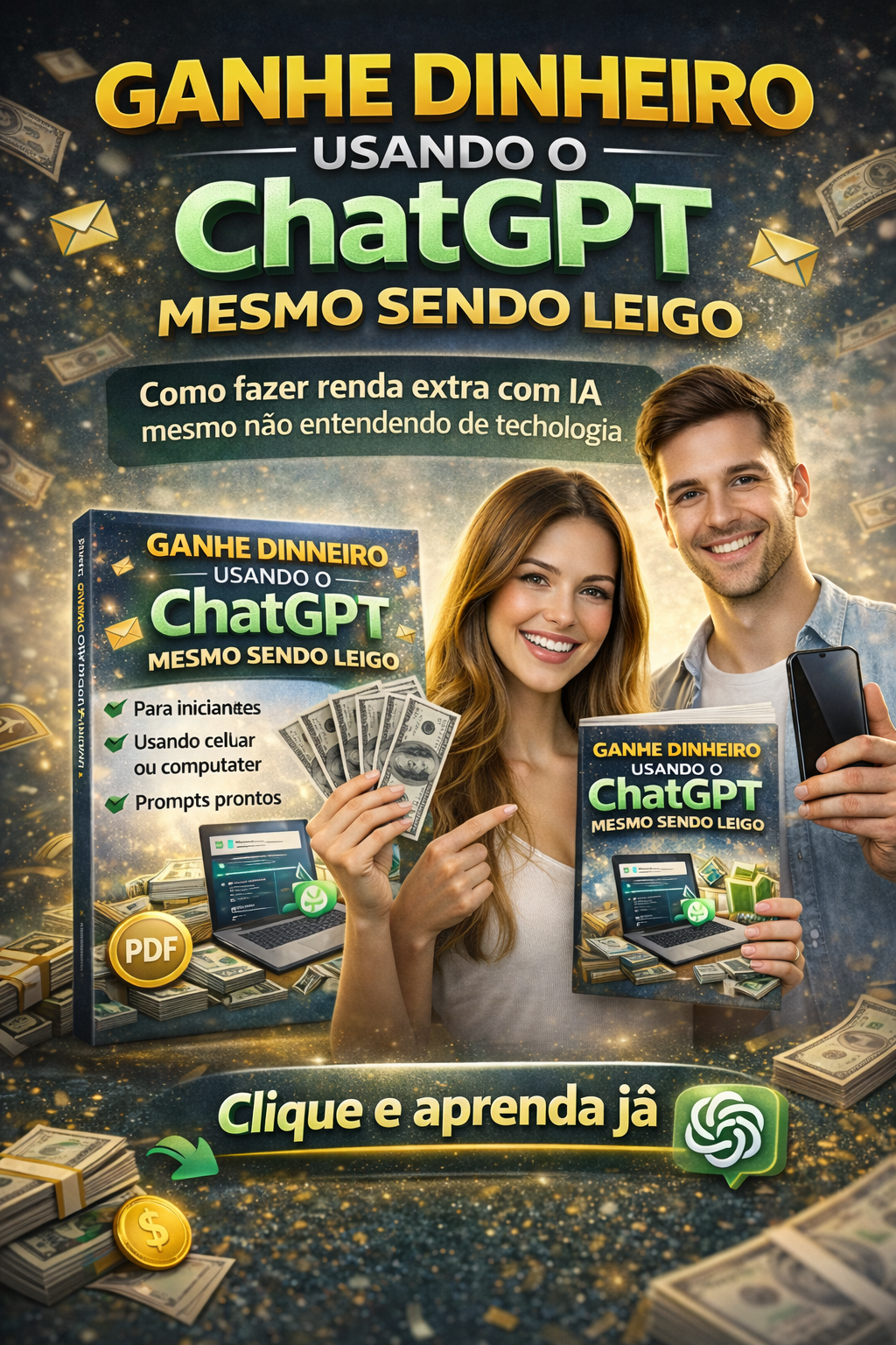 Ganhe Dinheiro Usando o ChatGPT Mesmo Sendo Leigo
