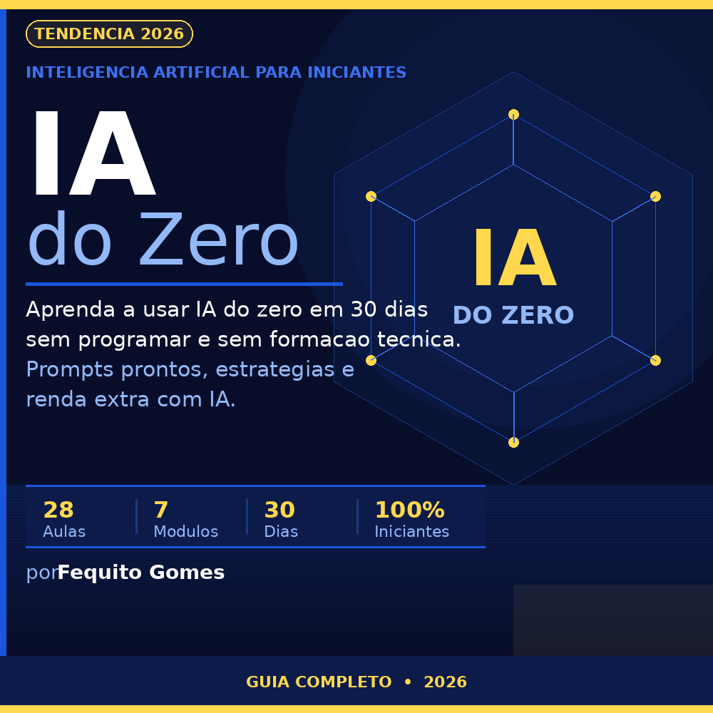 Aprenda IA em 30 Dias: Do Zero ao Profissional Sem Programar | Hotmart
