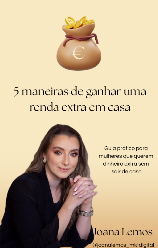 5 maneiras de ganhar uma renda extra em casa - Joana Raquel Salvado...