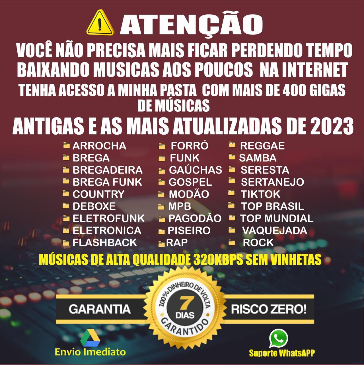 Pack + de 20 mil musicas ATUALIZADAS 2024 higor nogueira juvencio