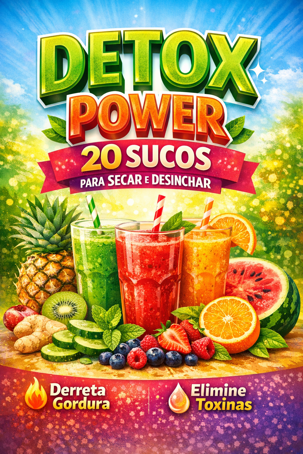 Detox Power – 20 Sucos Naturais