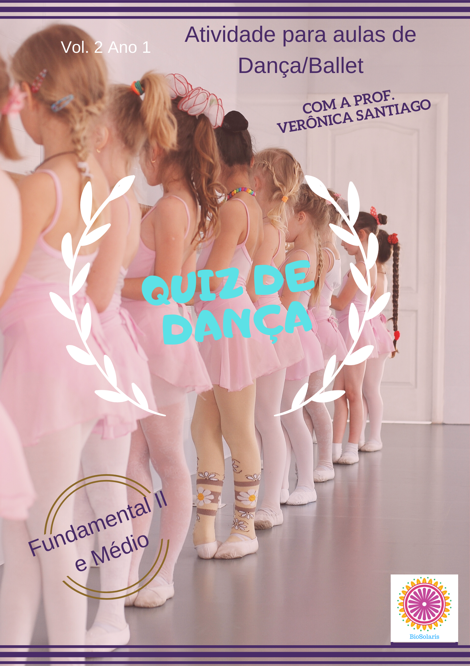 Imagem de capa para o Ebook Atividades para aula de Dança: Quiz de Dança