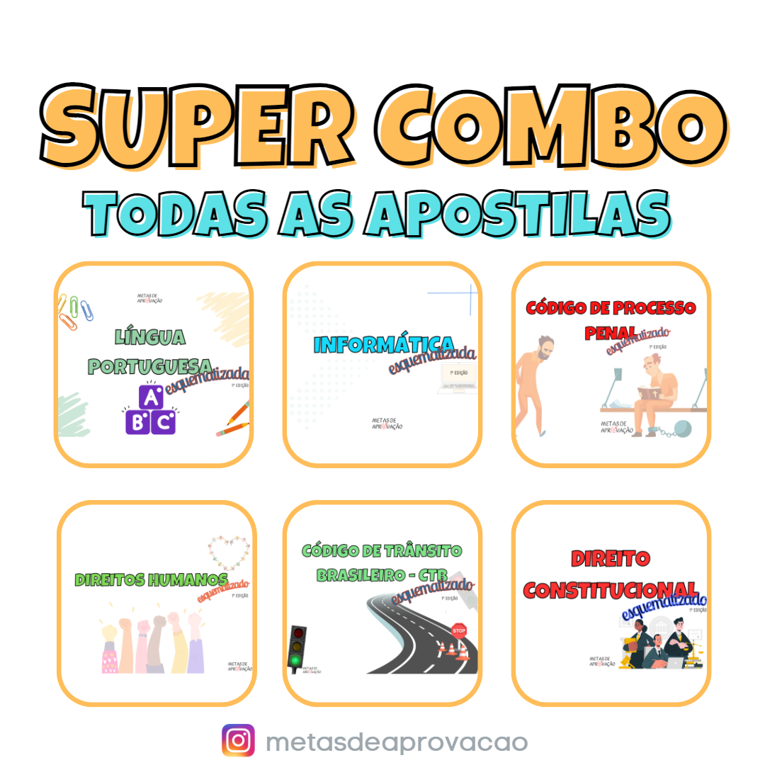 Super Combo - Todas as Apostilas - Metas de Aprovacao | Hotmart