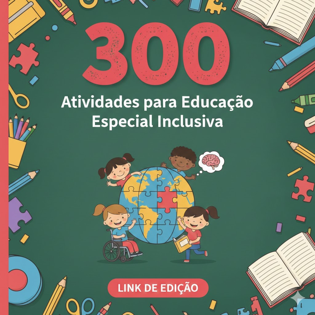 Kit 300 Atividades para Educação Especial Inclusiva – Editável + PD...