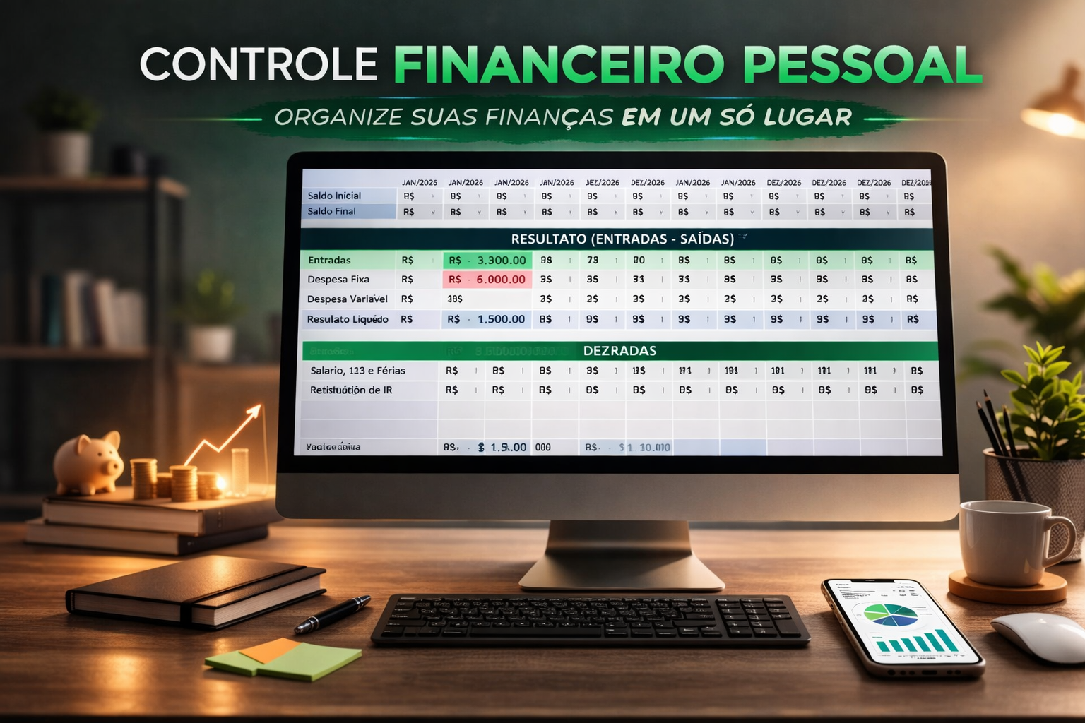Controle Financeiro Pessoal | Hotmart