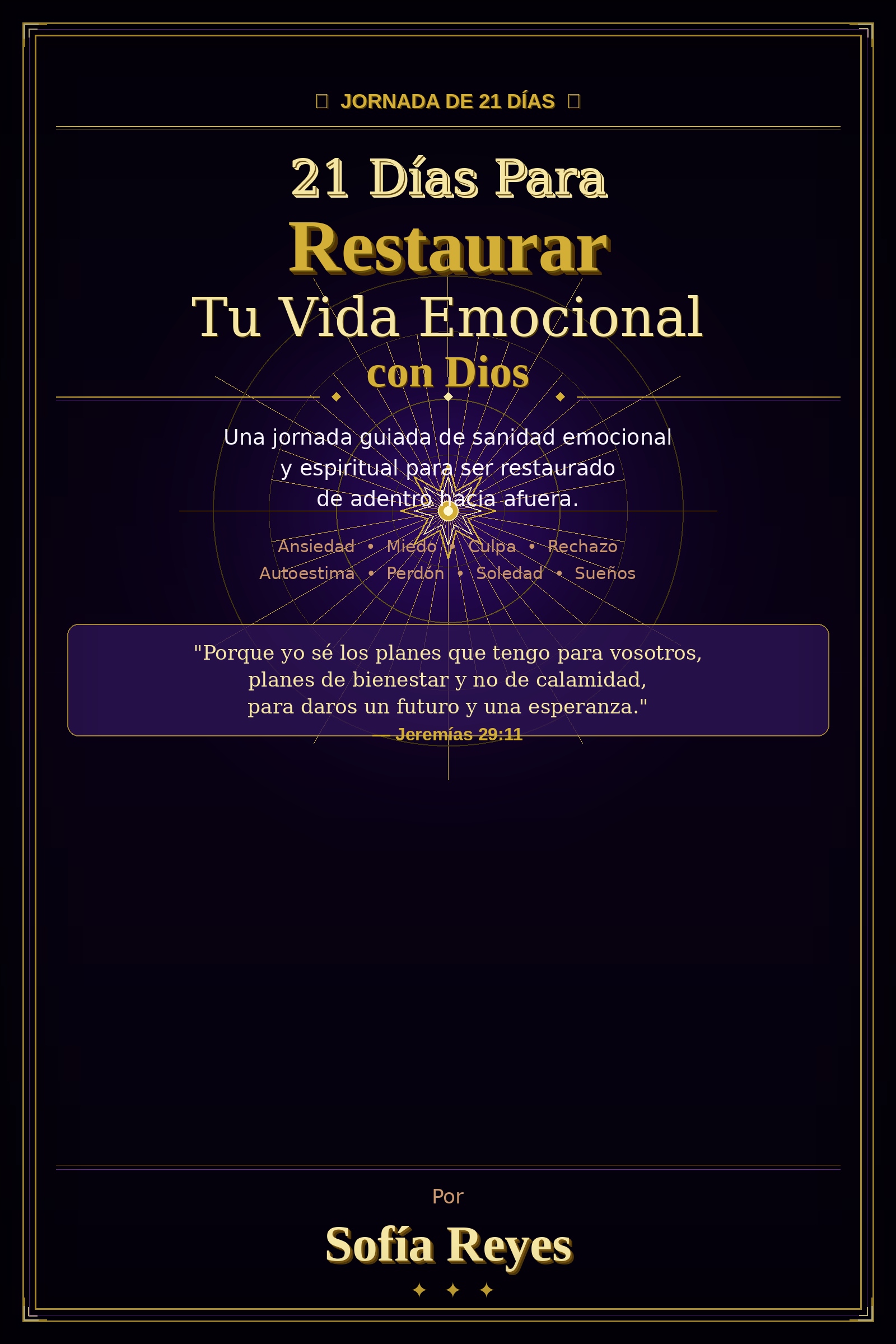 21 Días Para Restaurar Tu Vida Emocional con Dios - Luciene Pereira...