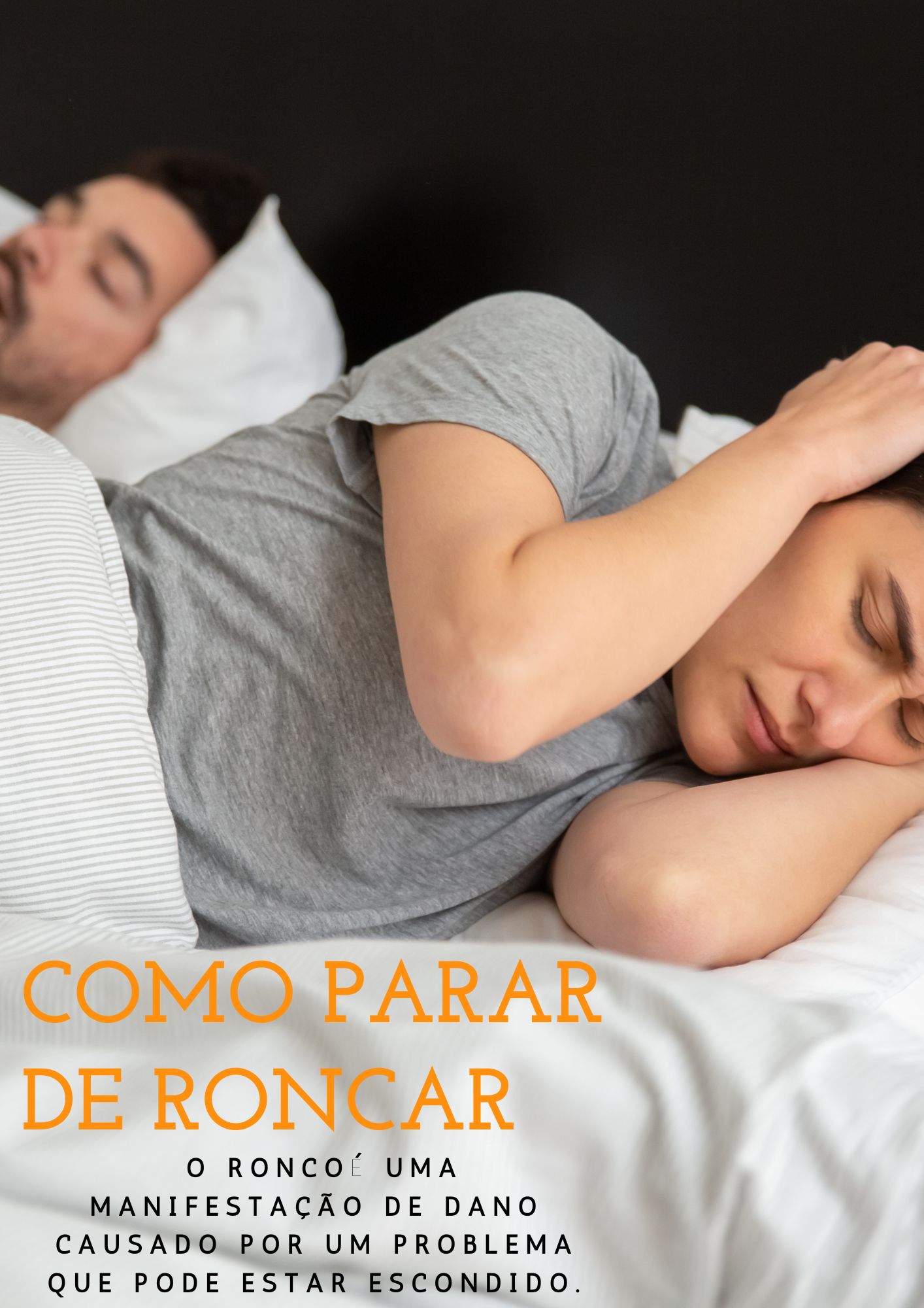 Como parar de roncar